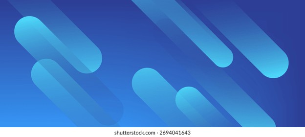 Abstractas fondo azul con líneas diagonales. Composición de Formas dinámicas. 