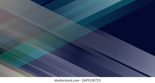 Abstractas fondo azul con líneas diagonales. Composición de Formas dinámicas. Ilustración vectorial