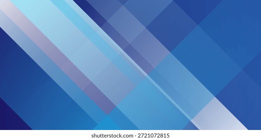Abstract blue background with diagonal lines. Dynamic shapes composition. Vector illustration modern arts