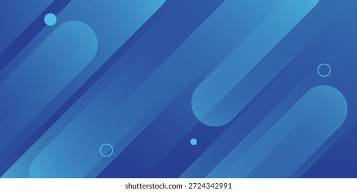 Abstractas fondo azul con líneas diagonales. Composición de Formas dinámicas. Ilustración vectorial