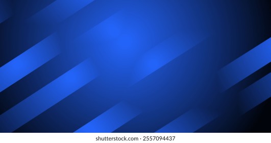 Abstract blue background with diagonal shapes design . Dynamic shape composition . Vector illustration.