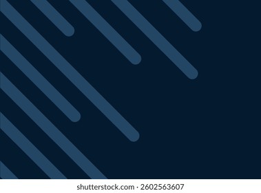 Abstract blue background with diagonal stripes. Vector illustration