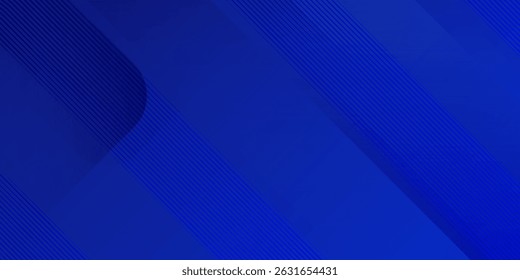 Abstract Blue Background with Diagonal Stripes and Gradient Shapes. Modern trendy design