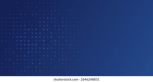 Abstract Blue Background With Digital Square Gradient Pattern Design vector illustrtor eps10