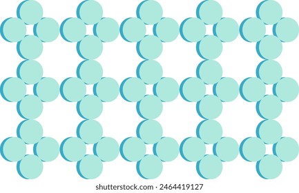 fondo azul abstracto, fondo abstracto con punto , patrón de punto verde azul sobre fondo blanco. Patrón de tira de Vertical de punto recto para el telón de fondo y el bloque de cuadrícula de repetición sin fisuras de lunares de Fondo de pantalla