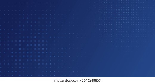 Abstract Blue Background with Dotted Gradient Pattern for Business Design vector eps10