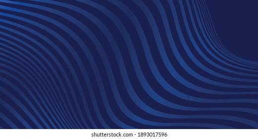 Abstract blue background with dynamic effect. Motion vector Illustration. Trendy gradients. Can be used for advertising, marketing, presentation