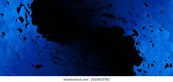 Abstract blue background. Dynamic fluid shapes composition. geometric shapes background for flyer, poster, brochure, cover