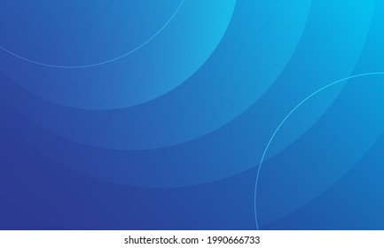 Abstract blue background. Dynamic shapes composition. Eps10 vector