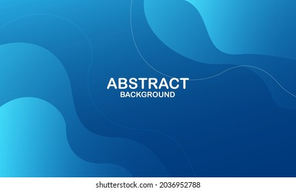 Fondo azul abstracto. Composición dinámica de formas. Ilustración del vector