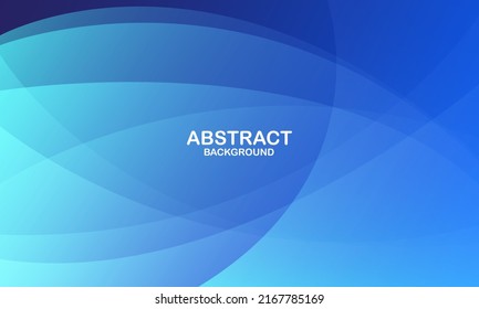 Abstract blue background. Dynamic shapes composition. Vector illustration