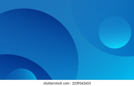 Abstract blue background. Dynamic shapes composition. Vector illustration