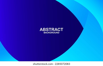 Abstract blue background. Dynamic shapes composition. Eps10 vector