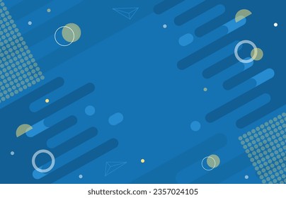 Abstract blue background. Dynamic shapes composition, Modern banner background. full color, bright blue gradation vector