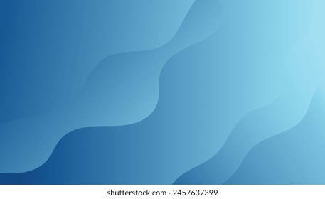 Fondo azul Abstractas. Composición de Formas dinámicas. Ilustración vectorial.