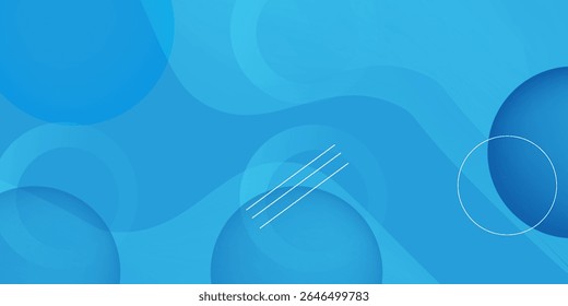 Abstractas fondo azul. Composición de Formas dinámicas