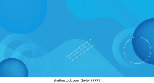 Abstractas fondo azul. Composición de Formas dinámicas