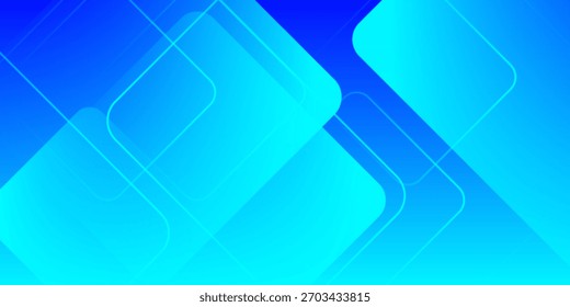 Abstract blue background with dynamic shapes. Vector illustration modern art