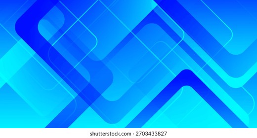 Abstractas fondo azul con Formas dinámicas. Ilustración vectorial arte moderno