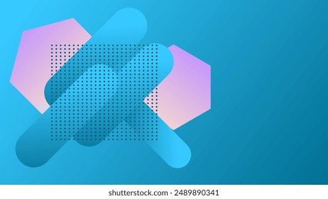 ABSTRACT BLUE BACKGROUND ELEGANT GRADIENT SMOOTH LIQUID COLORFUL DESIGN WITH GEOMETRIC SHAPES VECTOR TEMPLATE GOOD FOR MODERN WEBSITE, WALLPAPER, COVER DESIGN 