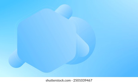 ABSTRACT BLUE BACKGROUND ELEGANT GRADIENT SMOOTH LIQUID COLORFUL DESIGN WITH GEOMETRIC SHAPES VECTOR TEMPLATE GOOD FOR MODERN WEBSITE, WALLPAPER, COVER DESIGN 