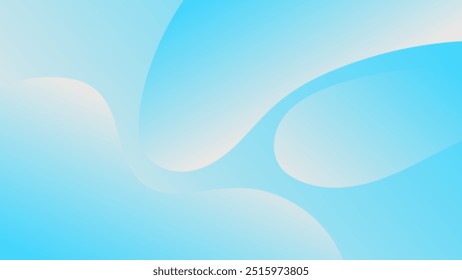 ABSTRACT BLUE BACKGROUND ELEGANT GRADIENT SMOOTH LIQUID COLORFUL DESIGN WITH HAND DRAWN SHAPES VECTOR TEMPLATE GOOD FOR MODERN WEBSITE, WALLPAPER, COVER DESIGN 