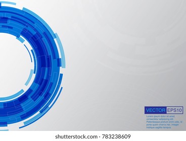 Abstract blue background. EPS10 Vector. Use for banner, leaflet, wallpaper, website, template, poster, brochure and other design.