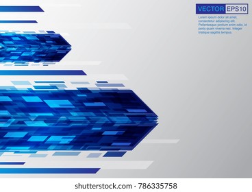 Abstract blue background. EPS10 Vector. Use for banner, leaflet, wallpaper, website, template, poster, brochure and other design.