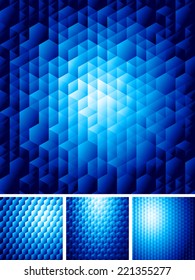 Abstract blue background. Eps8. RGB. Global colors. Gradients used.