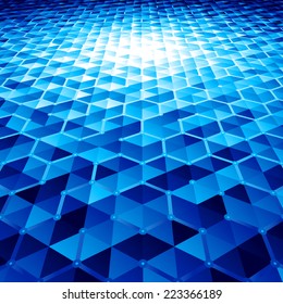 Abstract blue background. Eps8. RGB. Global colors. Gradients used.