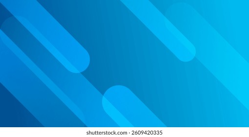Abstract blue background featuring diagonal lines and dynamic shapes. Modern vector illustration for sleek, stylish designs.