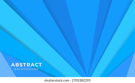 Abstractas fondo azul con rayos geométricos en capas que convergen hacia el centro, creando profundidad y un diseño moderno y limpio. Los tonos azules frescos dan un traje de aspecto tranquilo, profesional y versátil
