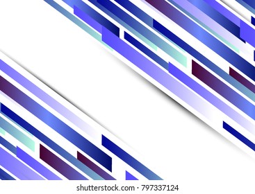 Abstract blue background with flat lines.