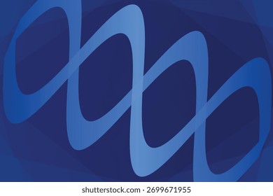 Abstractas fondo azul con remolinos fluidos y superpuestos que crean una sensación de movimiento y profundidad.