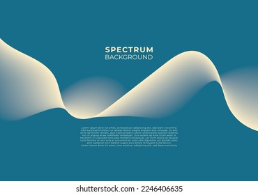 abstract blue background with fluid wave