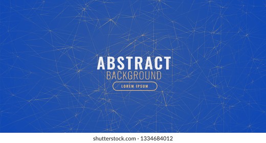 abstract blue background with fractal lines