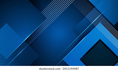 Abstract blue background with futuristic concept