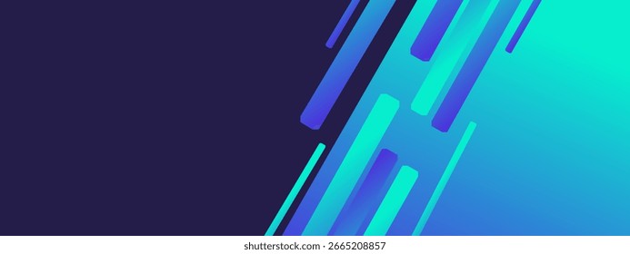 Fundo azul abstrato com conceito futurista