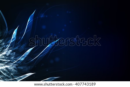 Abstract blue background, futuristic  vector illustration eps10. Abstract  background with ice or cristals