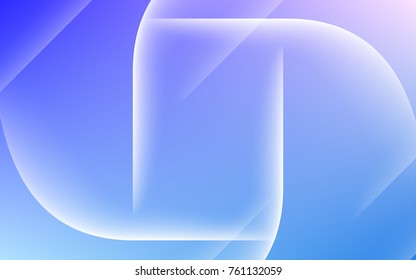 Abstract blue background, futuristic wavy vector illustration