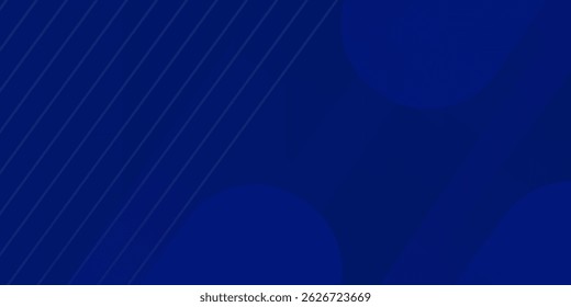 Abstract blue background. Blue geometric design. Minimal shapes simple good art