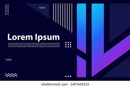
Abstract blue background. Geometric element design.