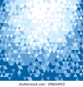 Abstract Blue Background. Geometric Illustration.
