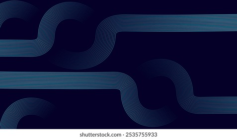  abstract blue background. Geometric lines pattern. Modern shiny blue gradient lines. Futuristic technology graphic design.