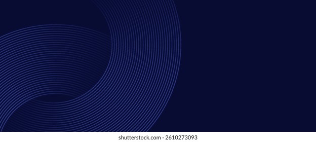 abstract blue background with geometric lines. futuristic concept vector illustration.