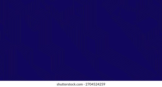 Abstract blue background. Geometric lines pattern. Shiny blue gradient lines. Futuristic technology graphic design. Suit for business, cover, header, wallpaper. Vector illustration.