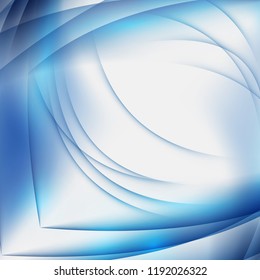 Abstract blue background with geometric pattern of lines. Wave and distortion of forms.