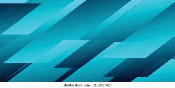 Abstract blue background with geometric rays panel, minimal background with creative rays and clean gradient background, posters, banners, landing page concept.