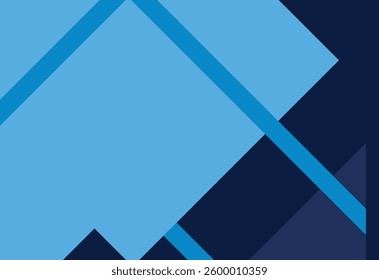 Abstract blue background with geometric shapes. Vector illustration for your design.