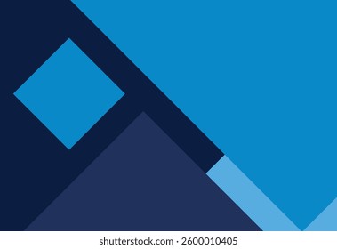 abstract blue background with geometric shapes, vector illustration 